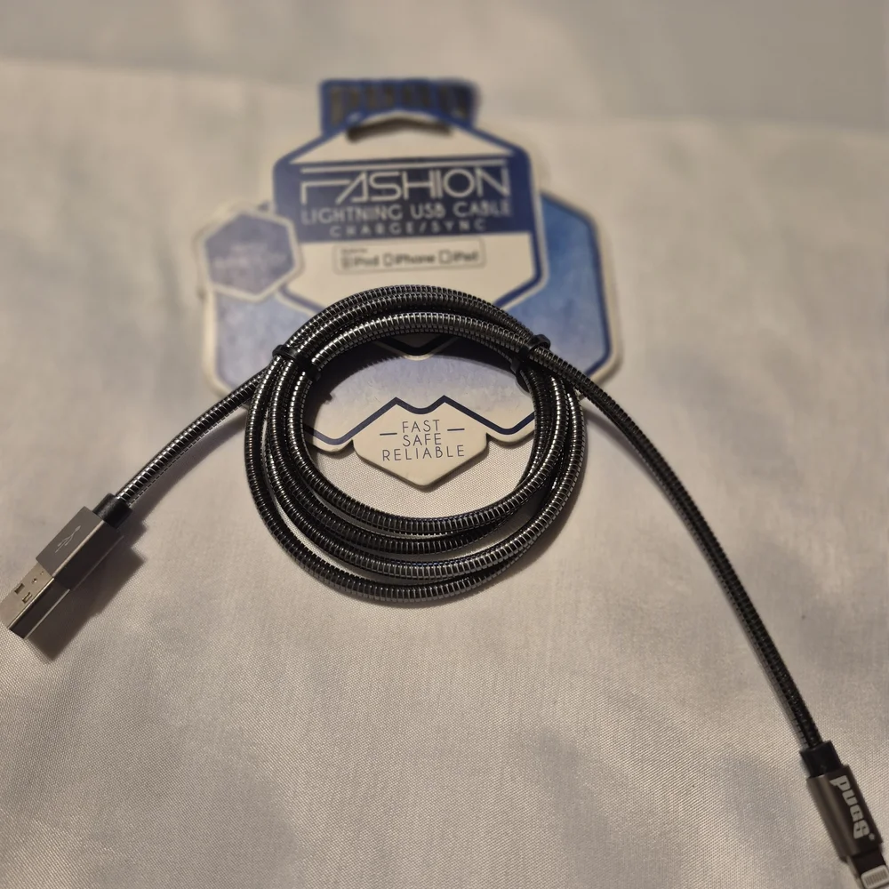 Gray Charging Cable New For Iphone Ipad Or Ipod